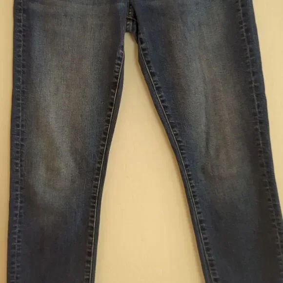 Madewell Cruiser Straight High Waist Denim Jean Ankle Crop Capri - Size 26 - Picture 4 of 12
